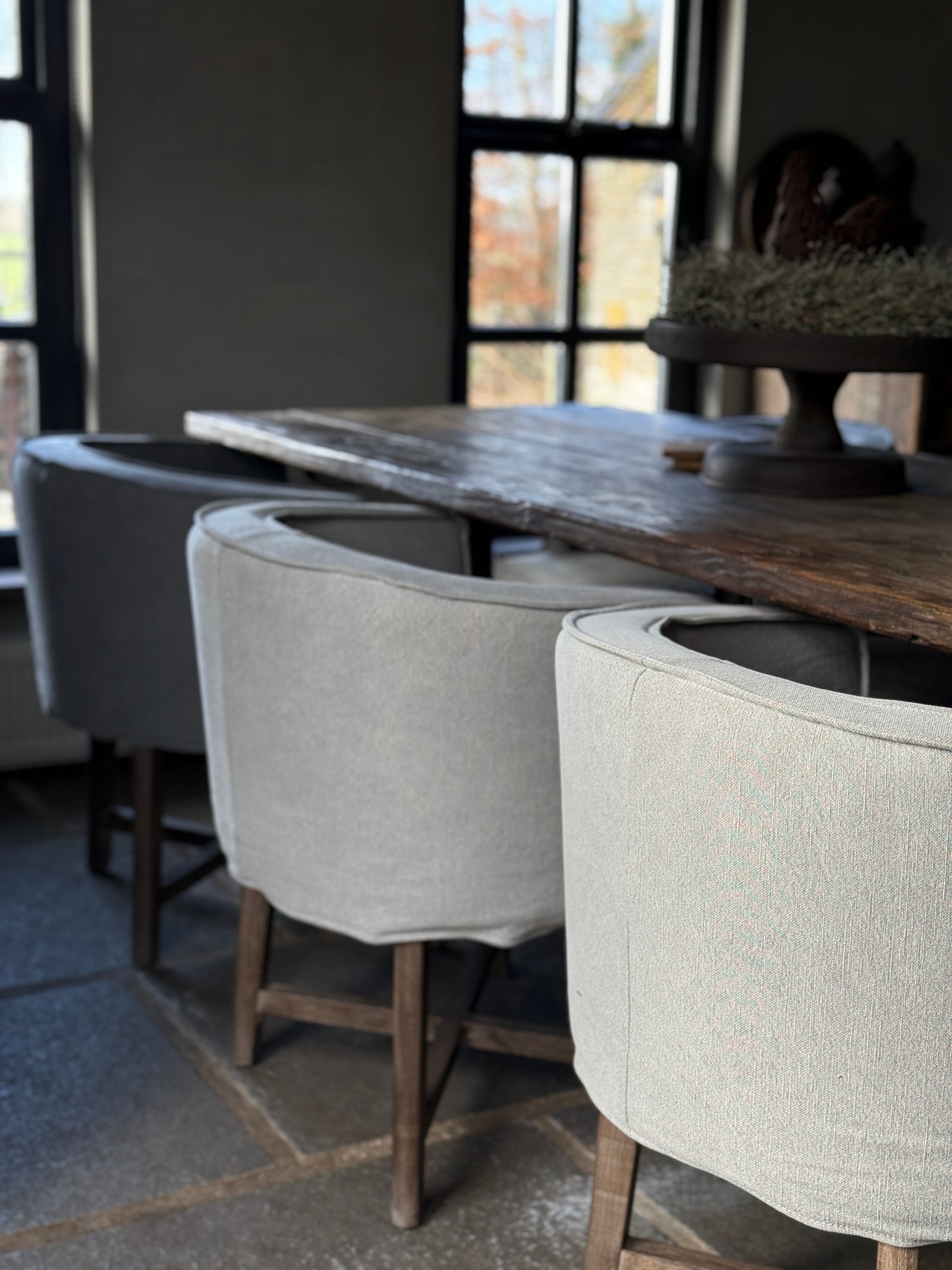 Chair Kaatje, Taupe, Beige or Anthracite