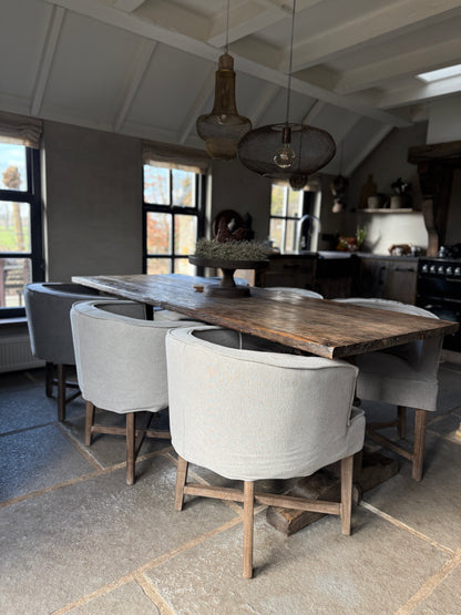 Chair Kaatje, Taupe, Beige or Anthracite