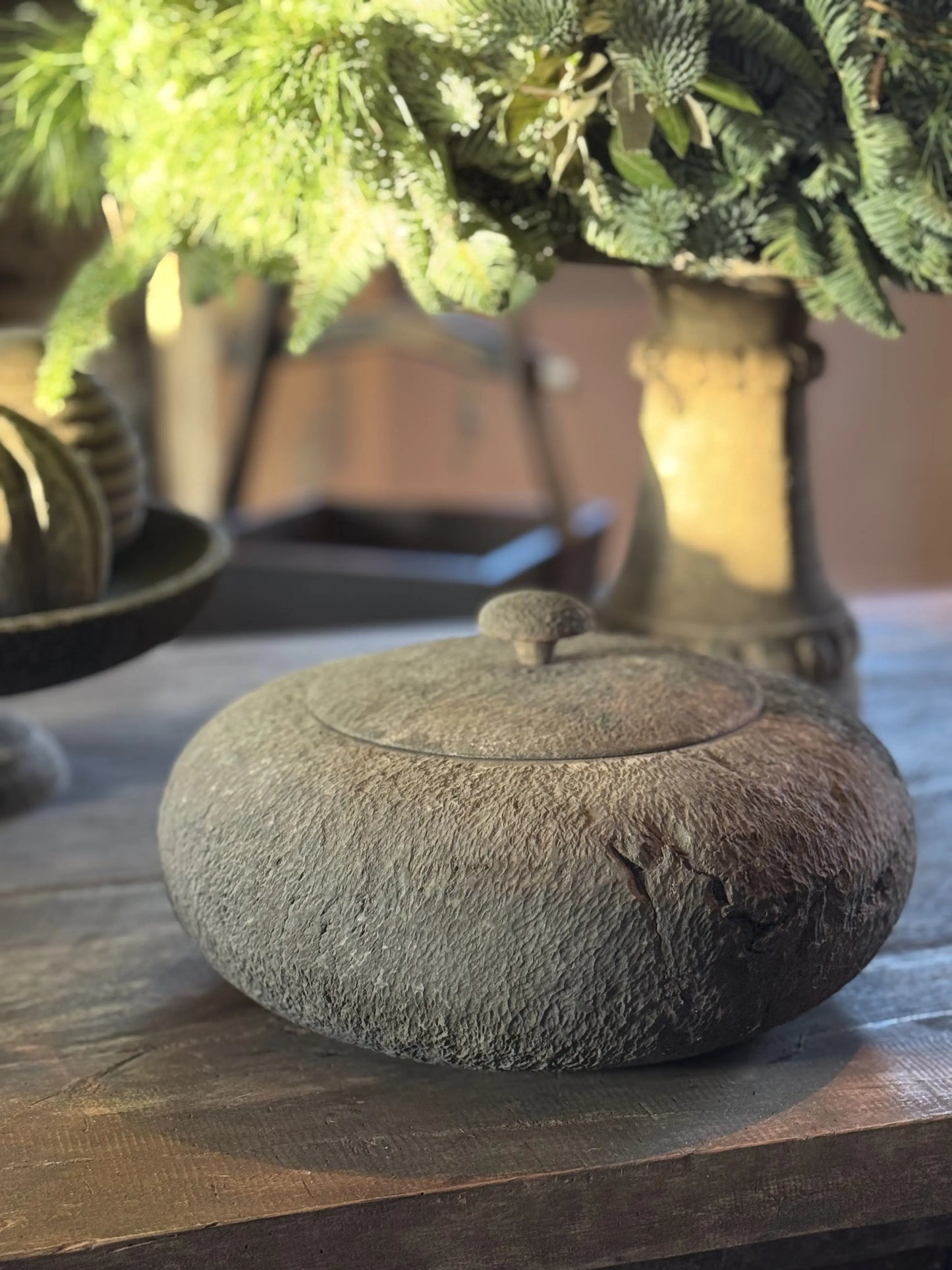 Pot stonelook Chiara old grey - Trapa Living