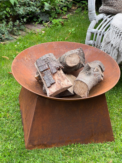 Fire bowl rust