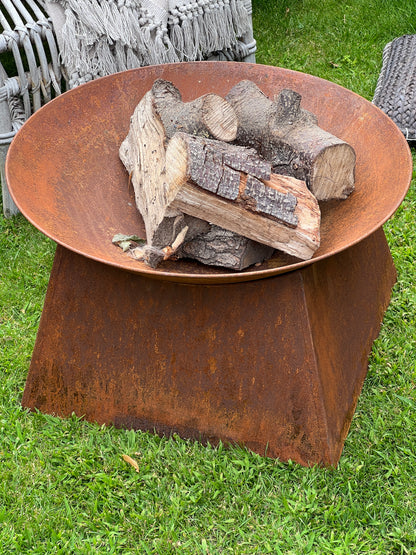 Fire bowl rust