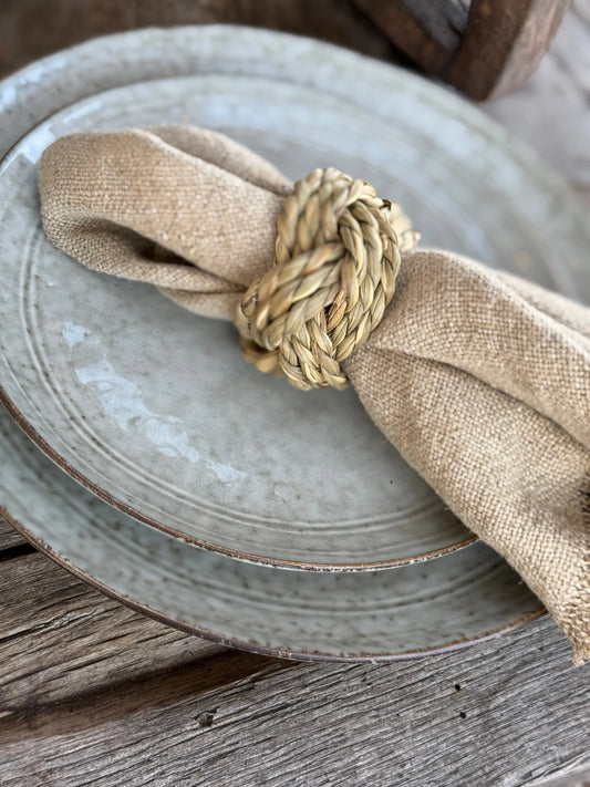 Napkin ring made of natural material