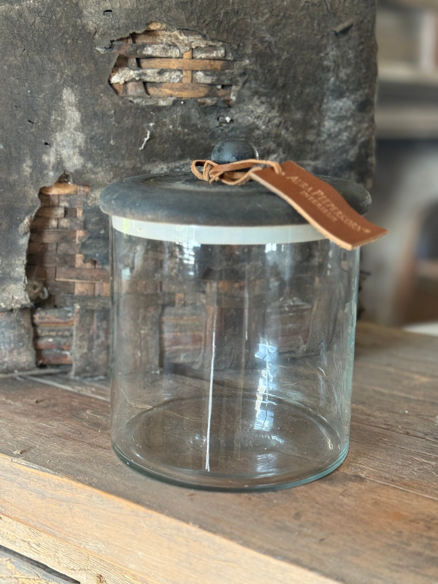 Glazen Pot met Deksel – Aura Peeperkorn- Verkrijgbaar in diverse maten