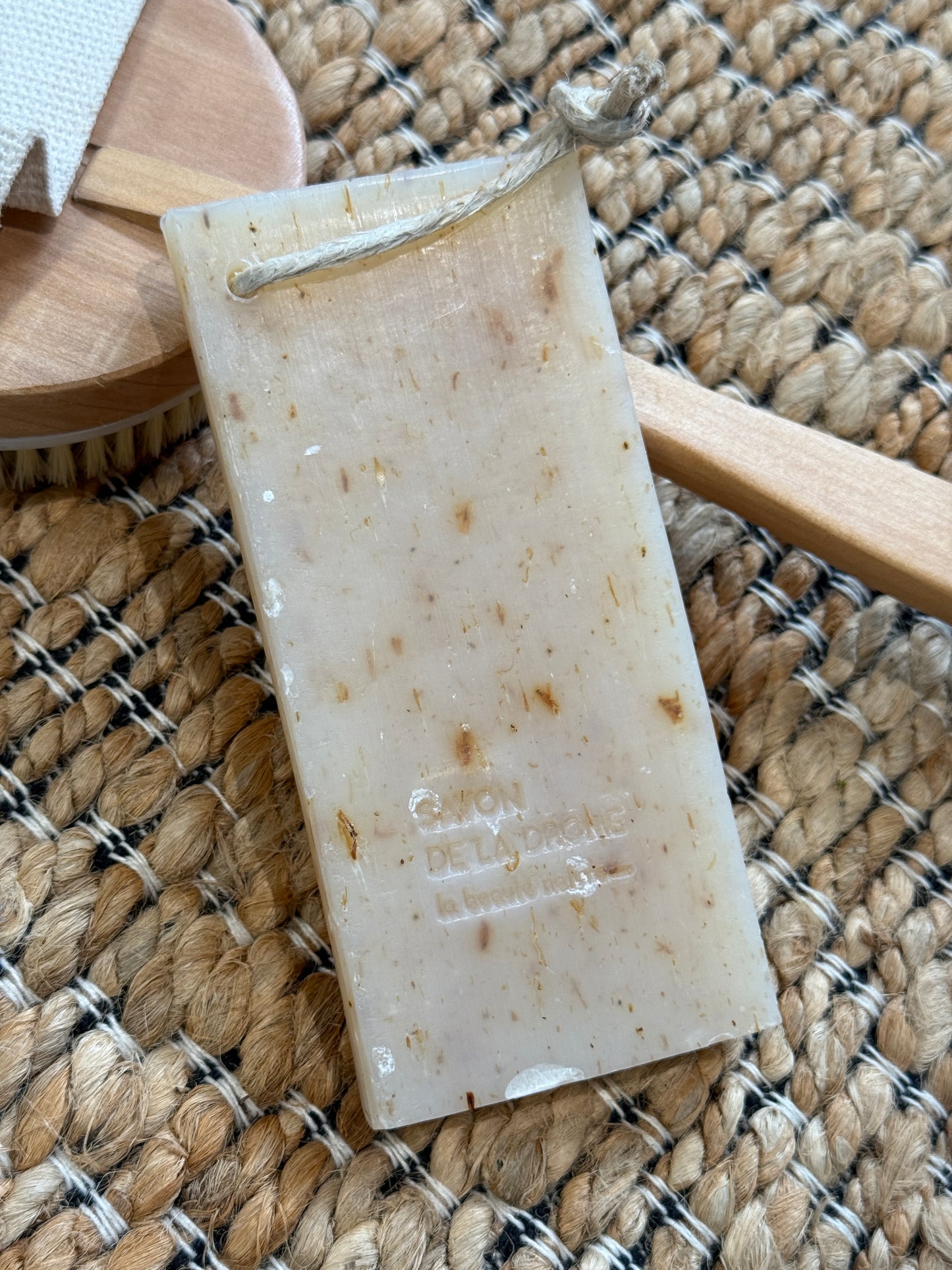 Stick soap on rope, Lavender