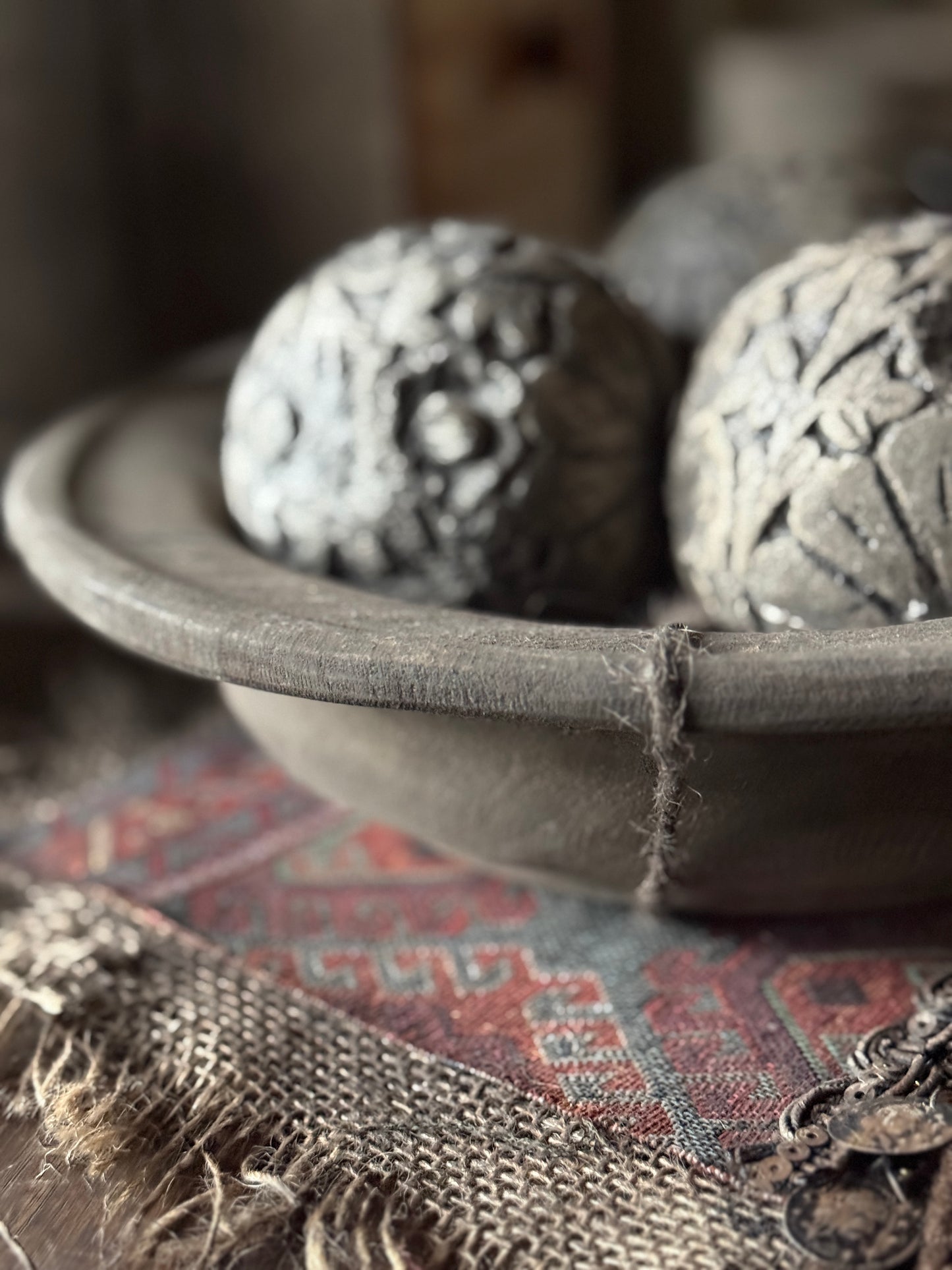 Wooden Deep Bowl - Trapa Living