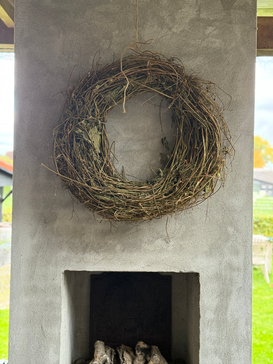 Hop Plant Wreath 65 cm.