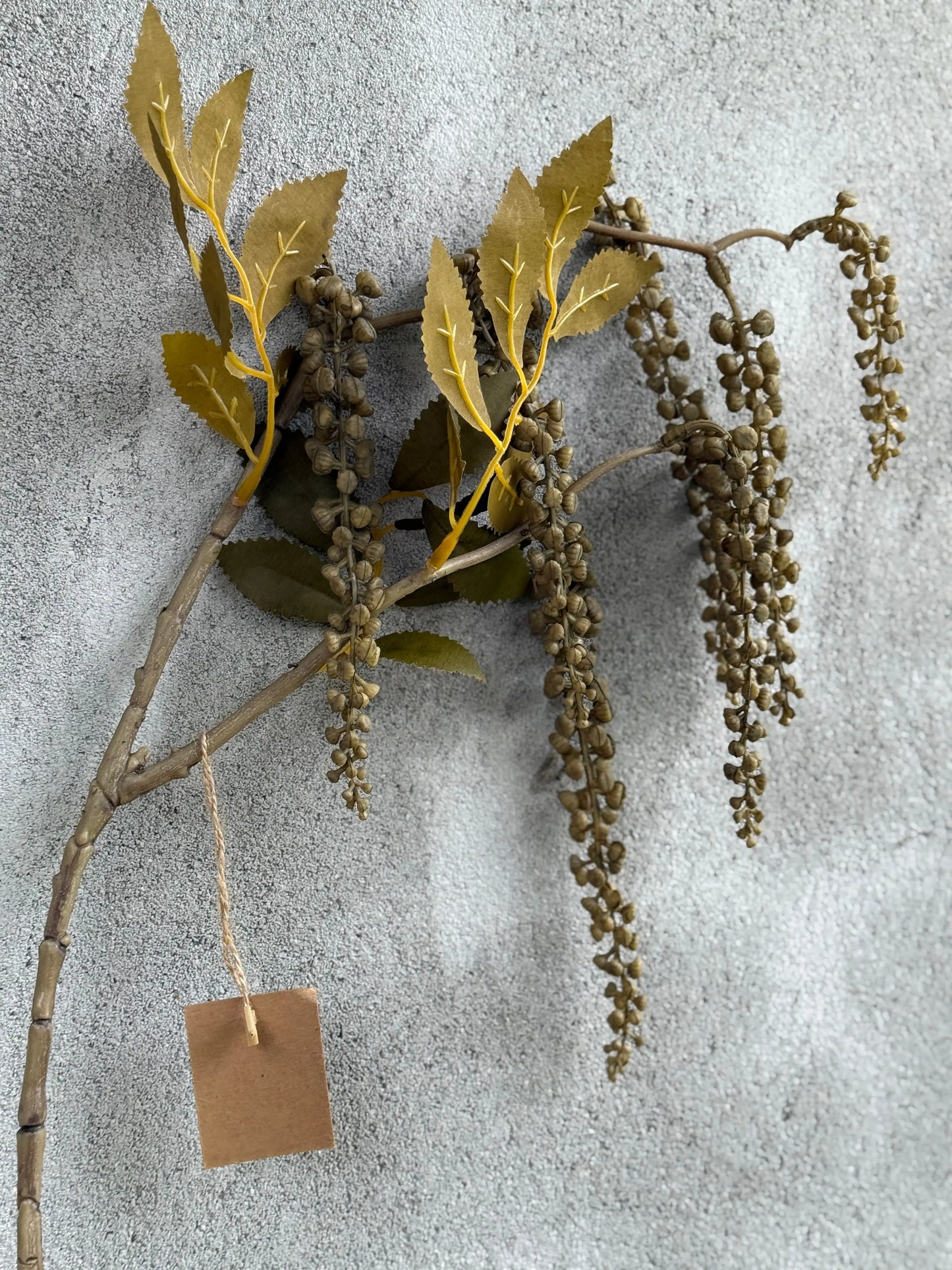 Kunsttak Branch – Berry Jungle | 72 cm