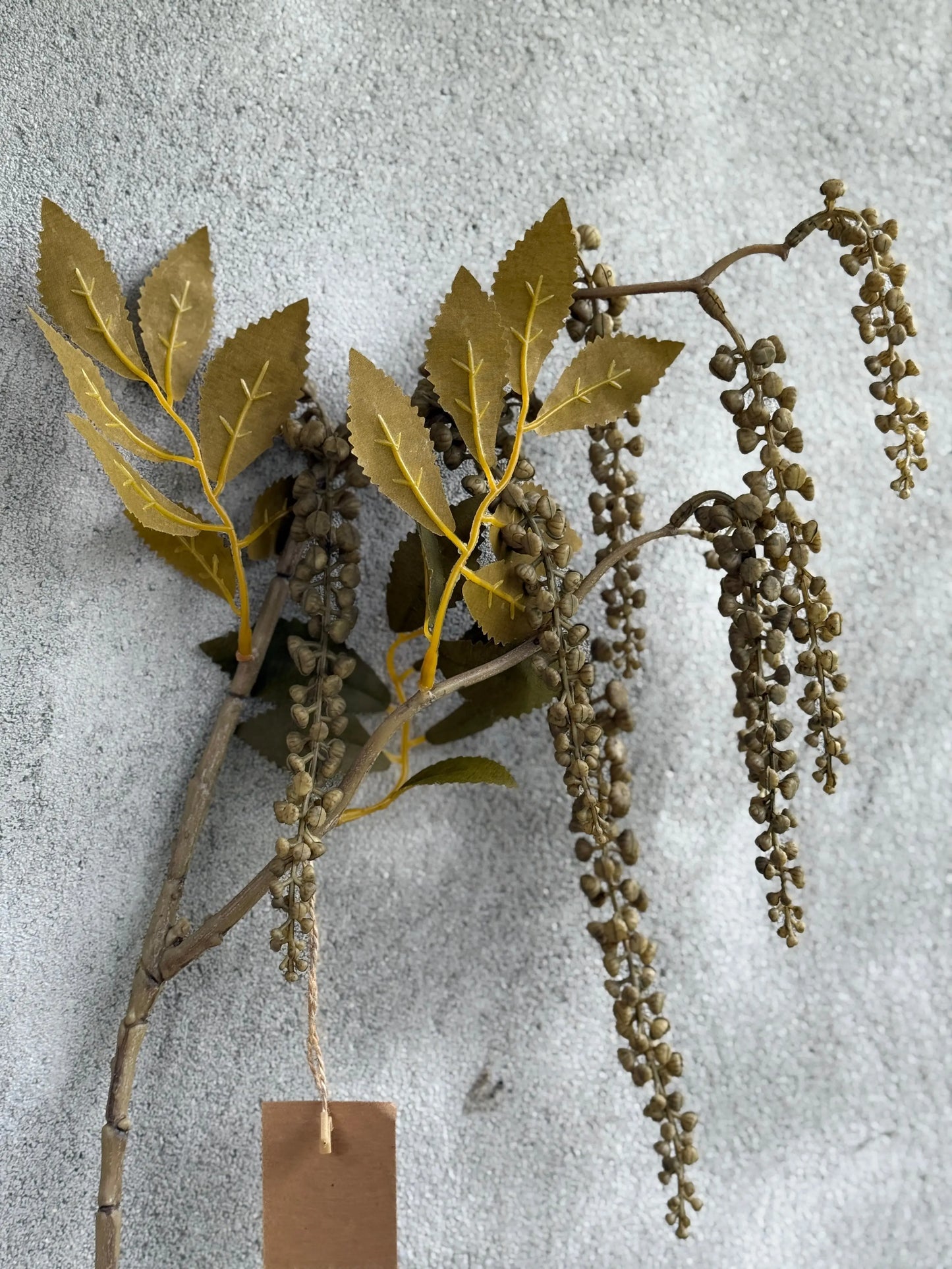 Kunsttak Branch – Berry Jungle | 72 cm