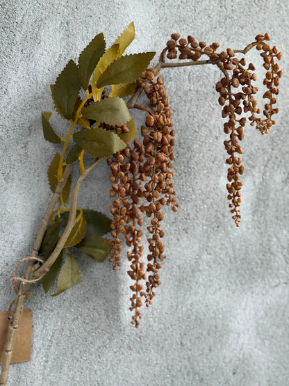 Kunsttak Branch – Berry Jungle | 72 cm
