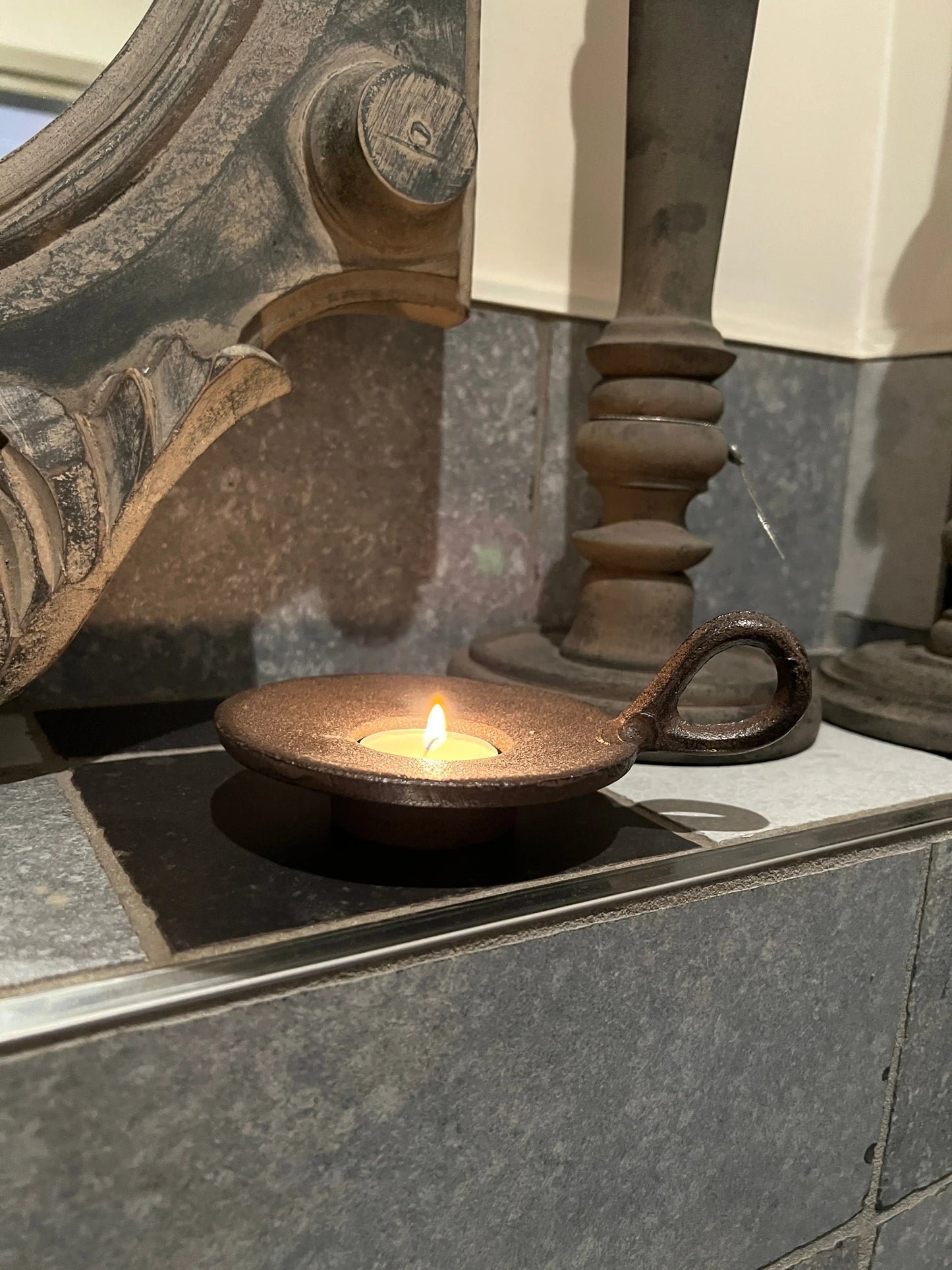 Wrought iron sconce