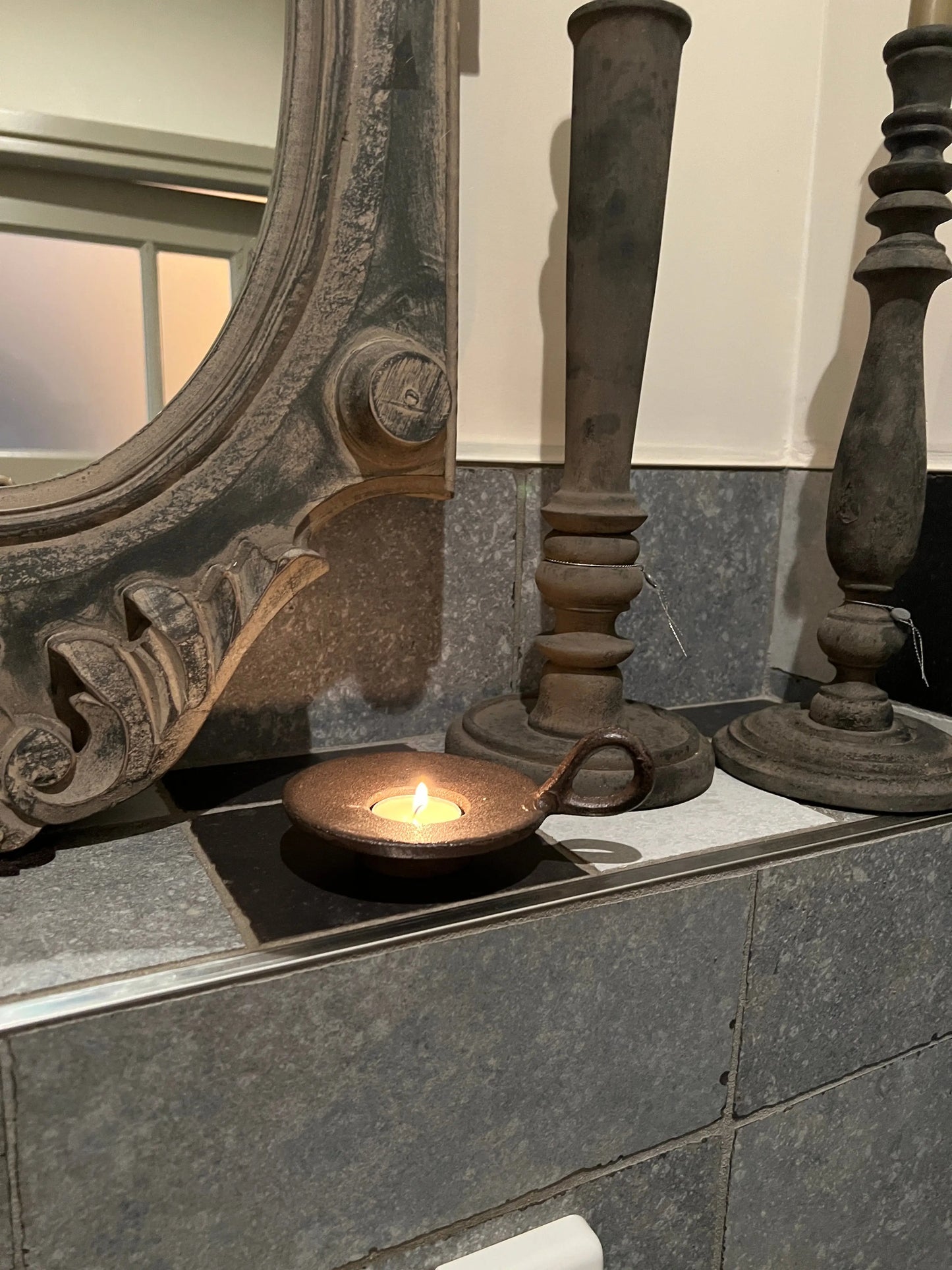 Wrought iron sconce