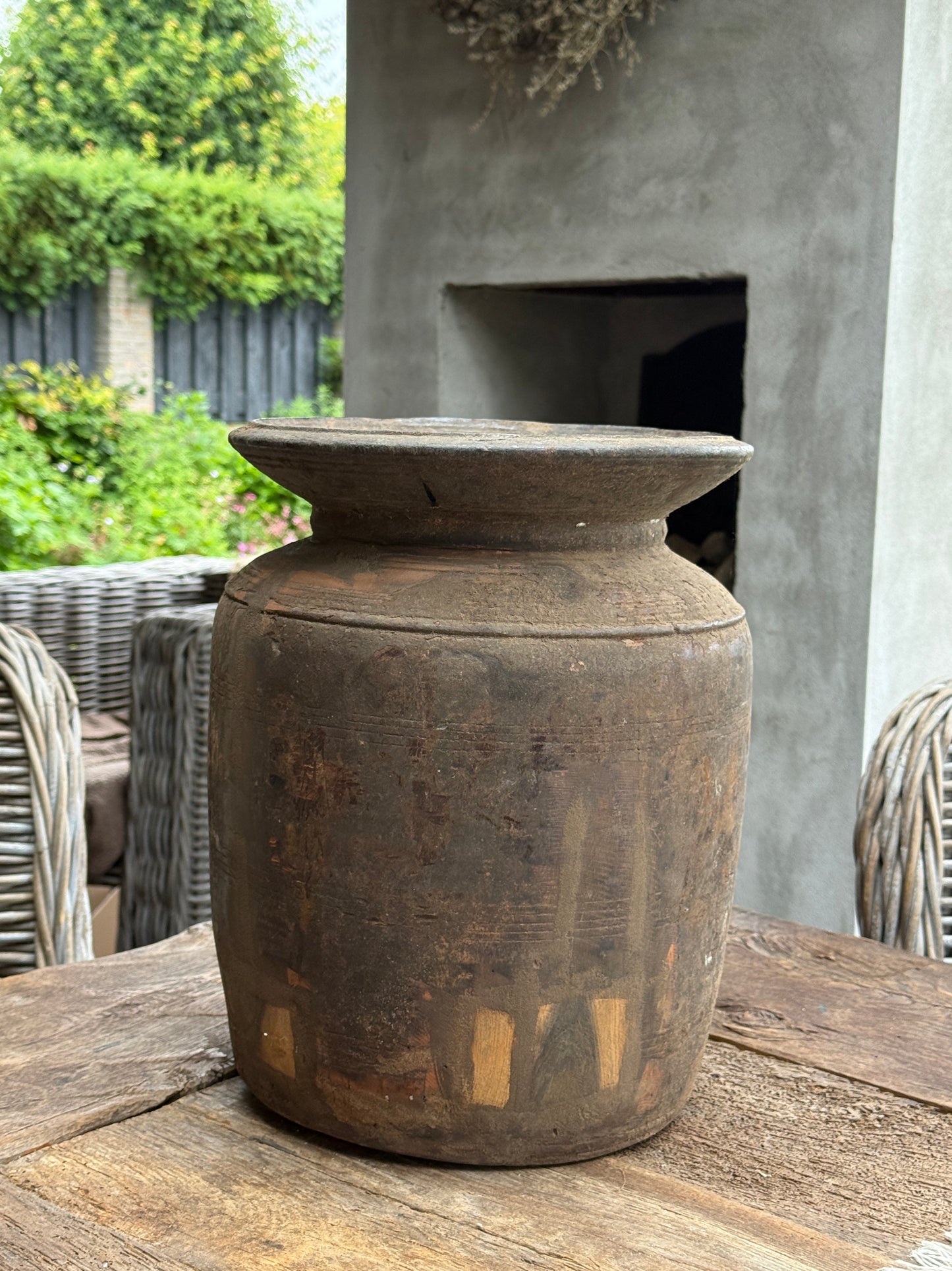 Nepalese pot/vaas – oude pot uit India