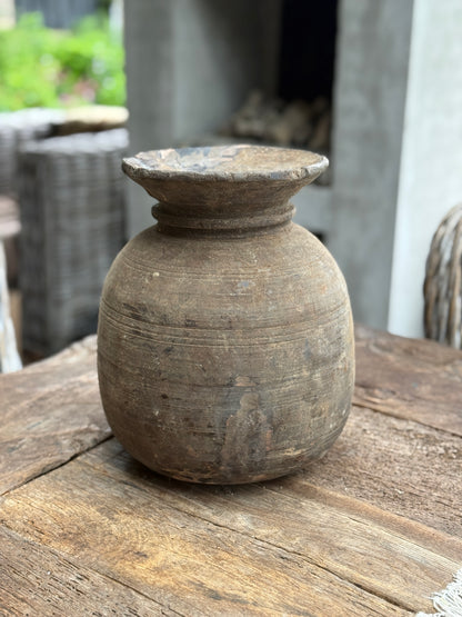 Nepalese pot/vaas – oude pot uit India (LH006)