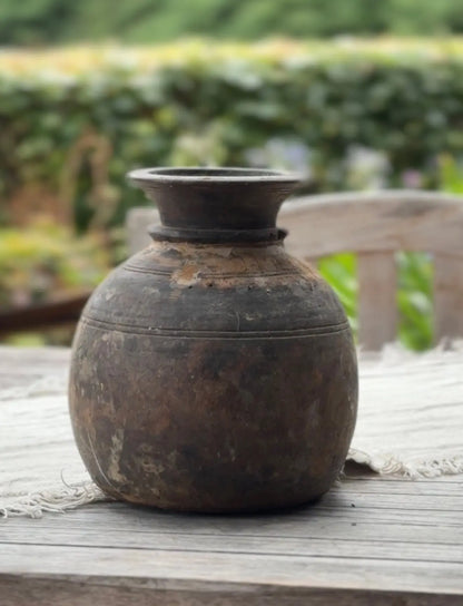 Nepalese bolle pot/vaas- Trapa Living- (LH02)