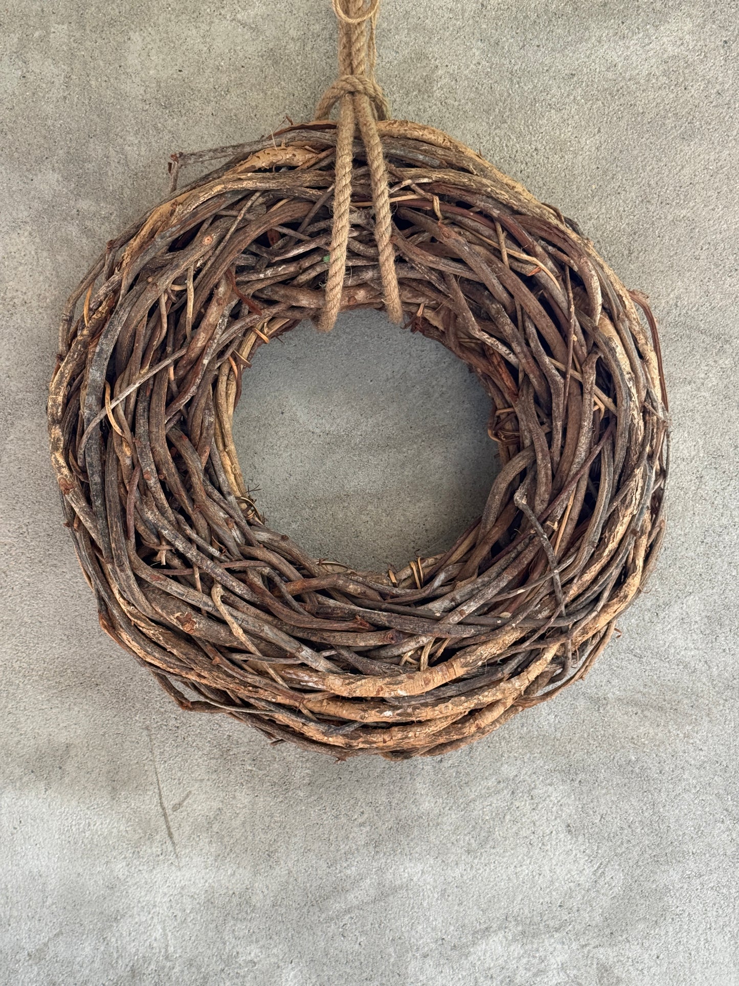 Krans van druivenhout – Ø 50 cm
