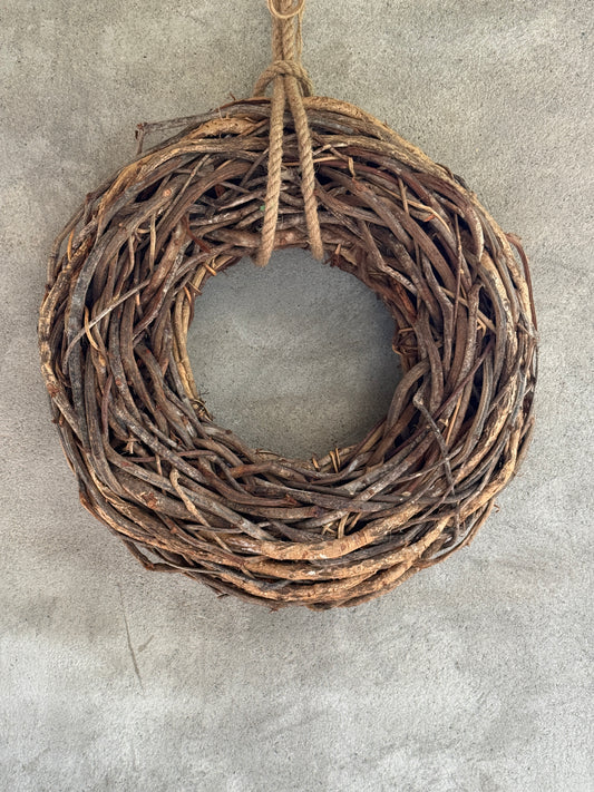 Krans van druivenhout – Ø 50 cm