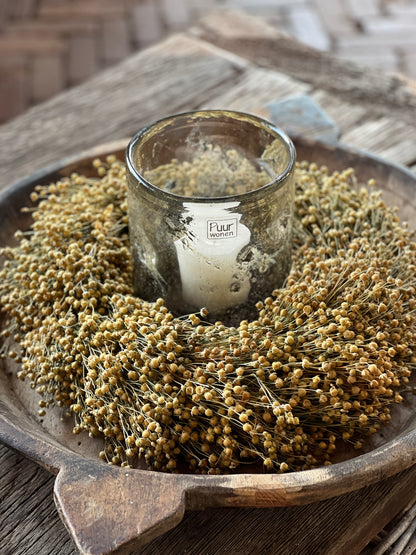 Flax wreath