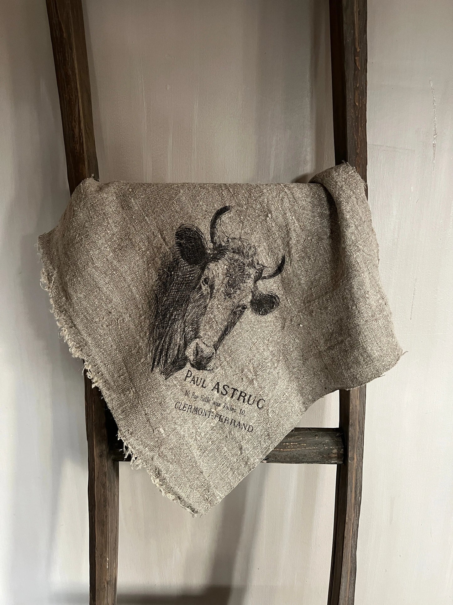 Shabby Doek "Koe" – Stoere Landelijke Decoratie 🐄✨