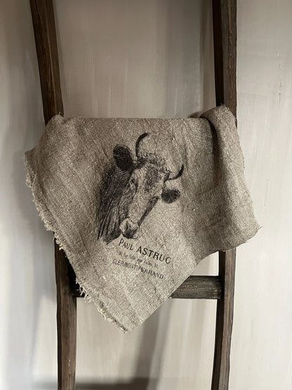 Shabby Doek "Koe" – Stoere Landelijke Decoratie 🐄✨