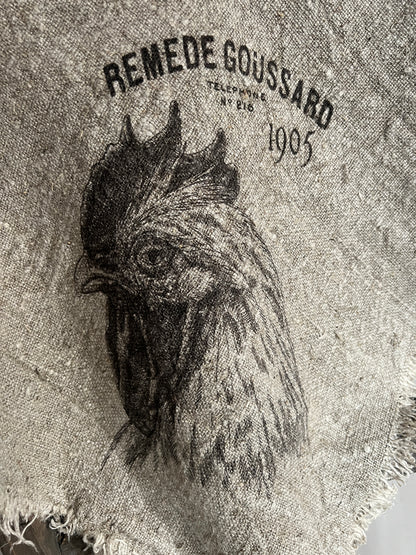 Shabby canvas "Rooster"