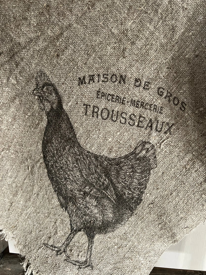 Schäbiges Huhn aus Stoff