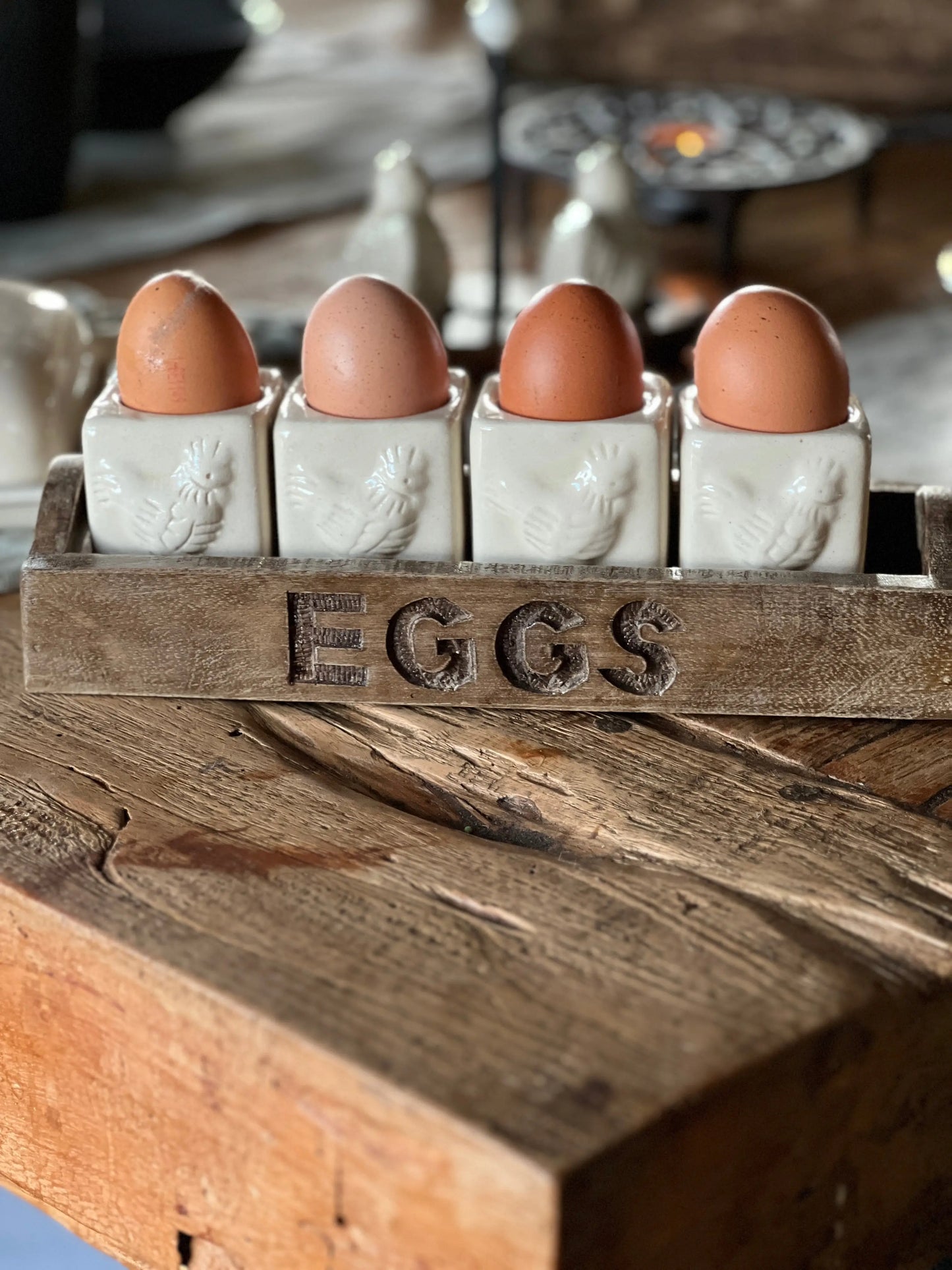 Egg cup set of 4