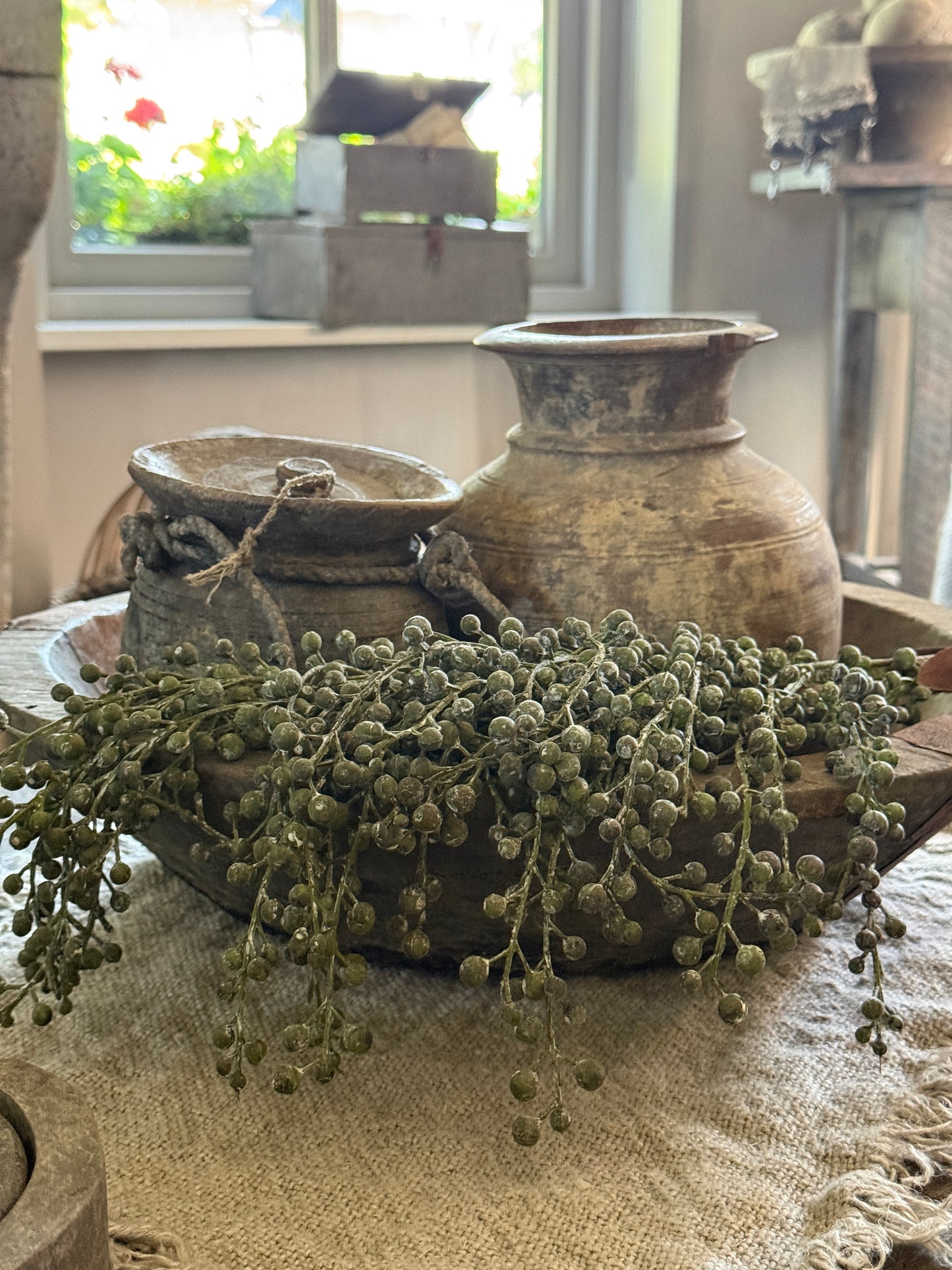Nepalese bolle pot/vaas – oude pot uit India- Trapa Living