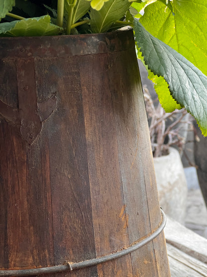 Wooden churning pot XXL