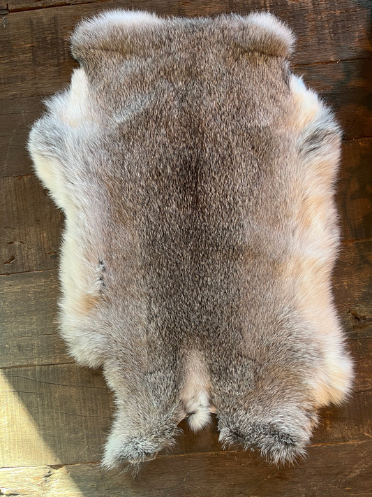 Rabbit fur (Gray / White 12)