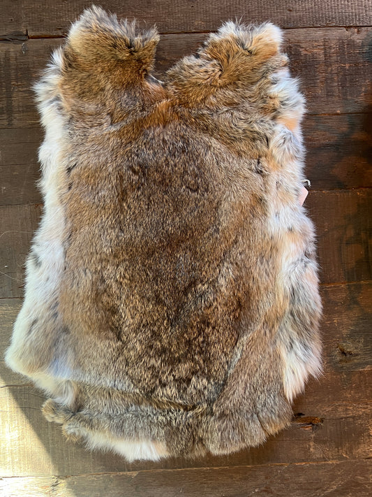 Rabbit fur (Brown/White 10)