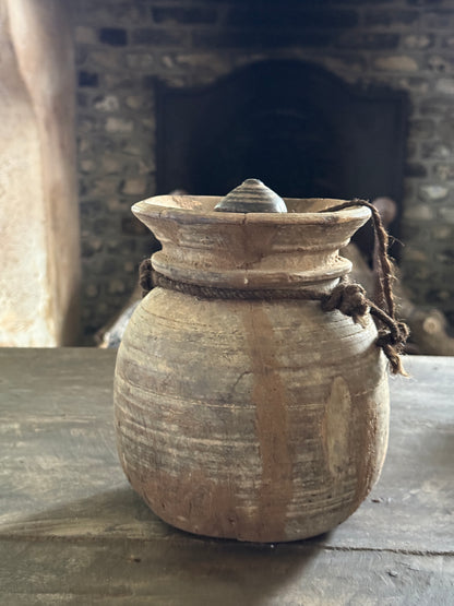 Old Nepalese Pot with Lid (A1)