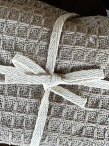 Tea towels, set of 3 pieces, beige