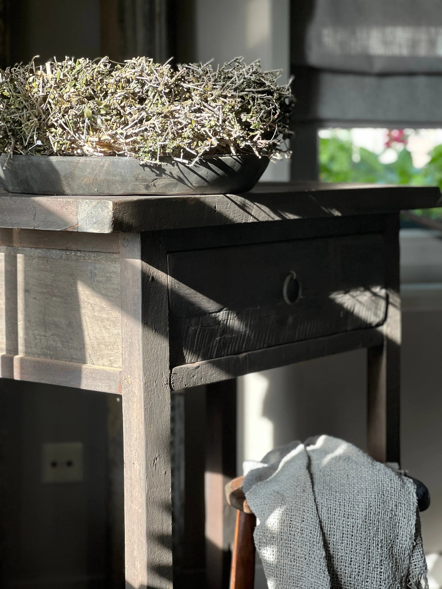Sidetable Driftwood met 1 lade -Trapa Living