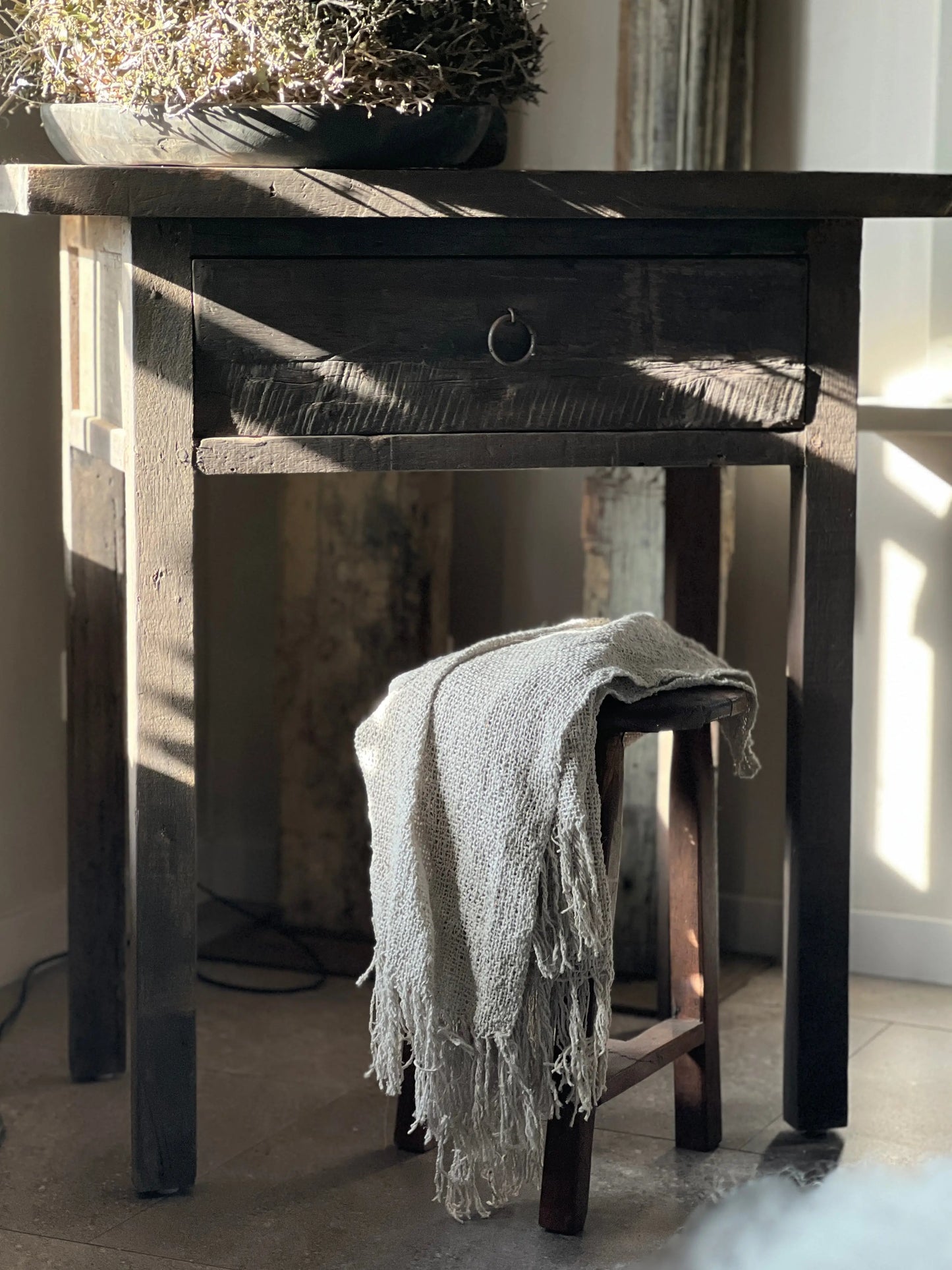 Sidetable Driftwood met 1 lade -Trapa Living