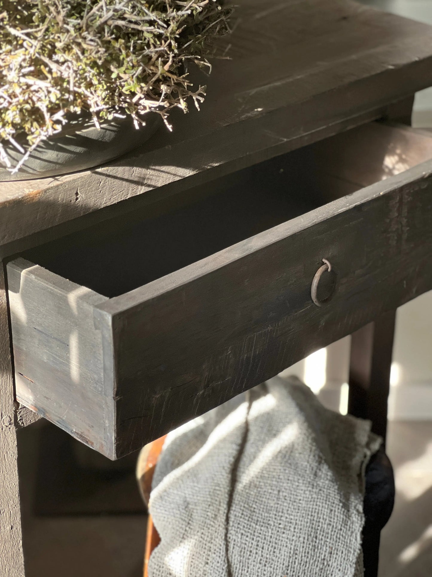 Sidetable Driftwood met 1 lade -Trapa Living
