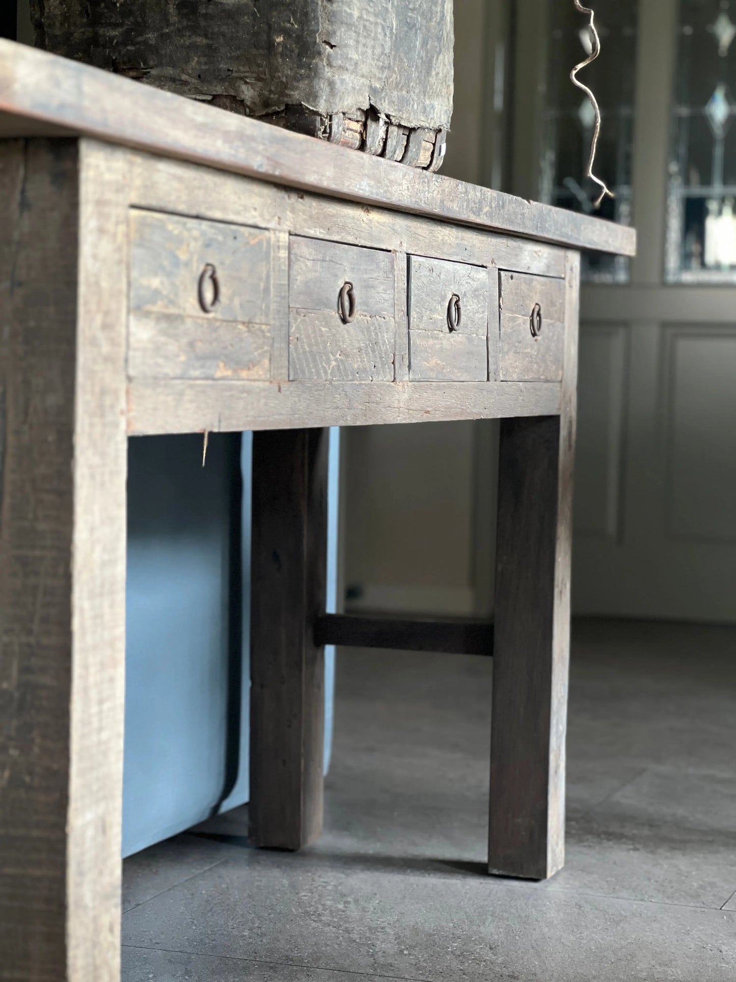 Sidetable Driftwood met 4 lade- Trapa Living