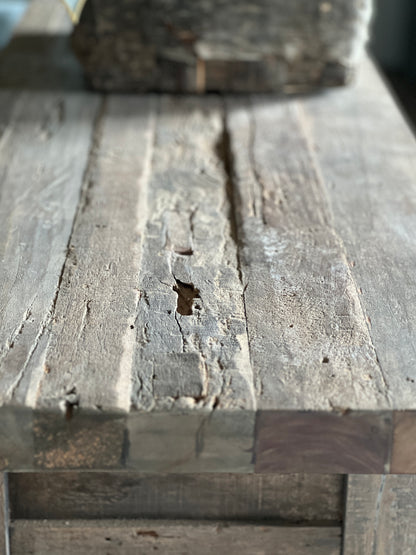 Side table Driftwood met 4 lades, afhaalprijs