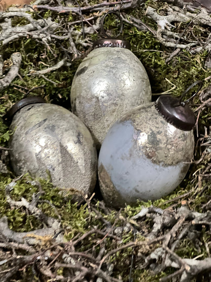 Egg silver/grey