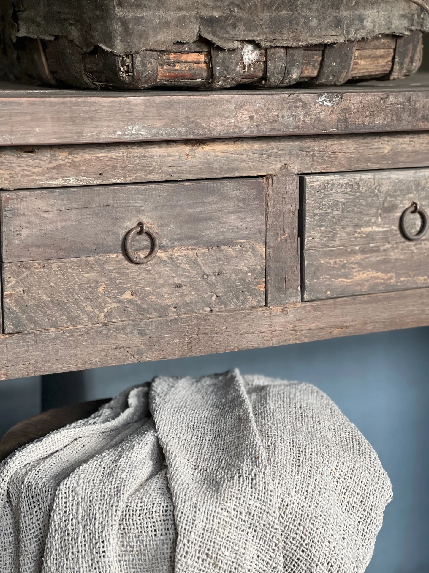 Sidetable Driftwood met 4 lade- Trapa Living