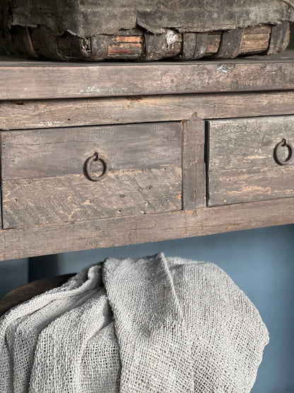 Sidetable Driftwood met 4 lade- Trapa Living