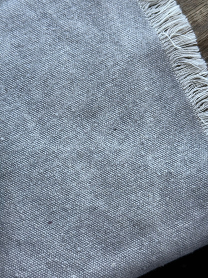 Tischläufer – Graublau oder Beige – 145x45 cm