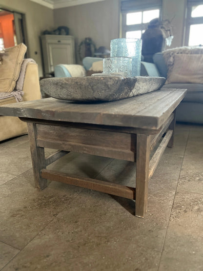 Salontafel Driftwood 2 lade - Trapa Living