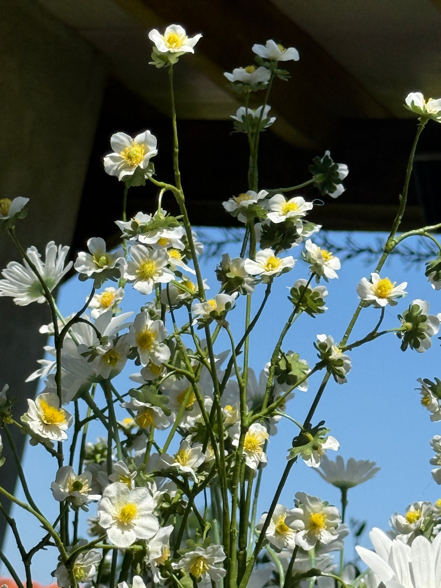 Kunstbloem Daisy Spray Fine – 97 cm