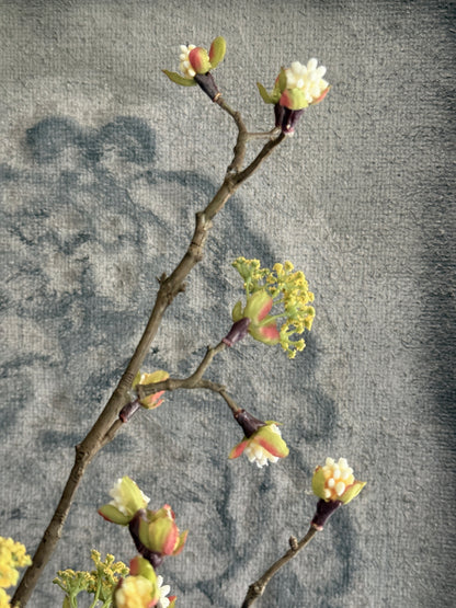 Kunst fruittak met gele bloesem – circa 90 cm