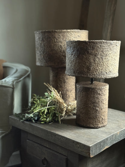 Clay table lamp "Purna" – available in 2 sizes (table full)