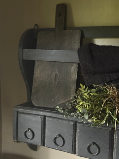 Brot-/Schneidebrett – grau/schwarz (LH01)