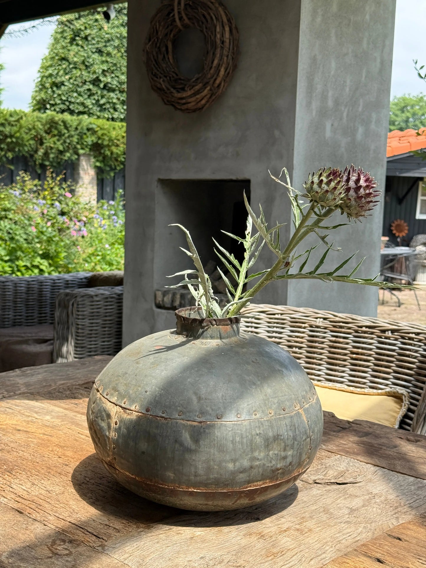 Oude Nagouri pot uit India