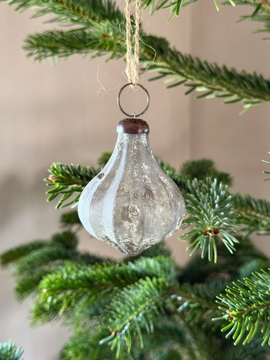 Weihnachtsanhänger X-MAS Orna - Altsilber