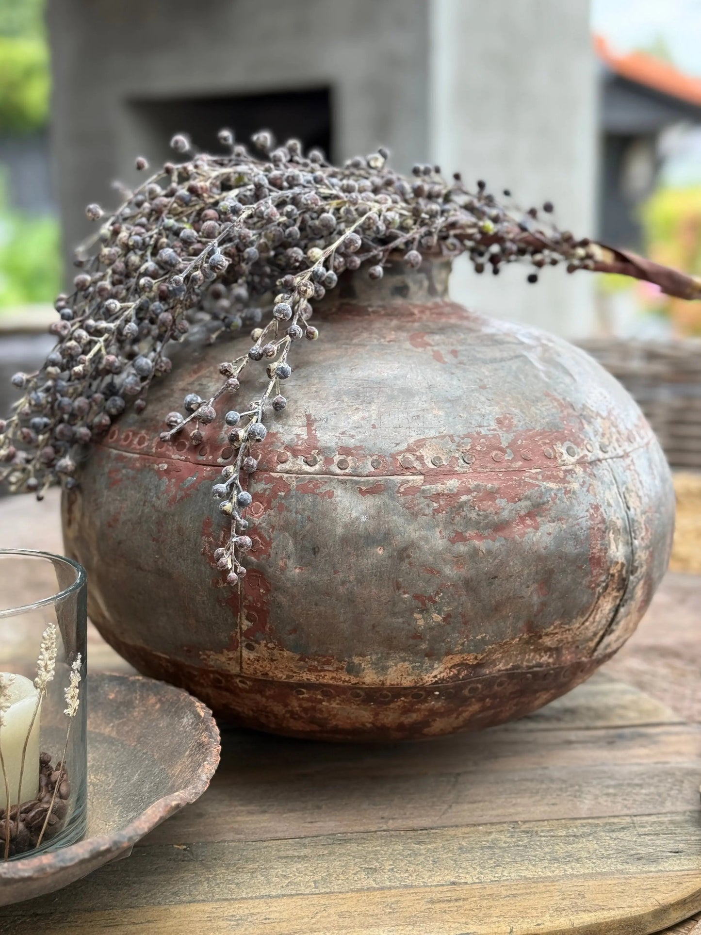 Oude Nagouri pot uit India- (LH3)