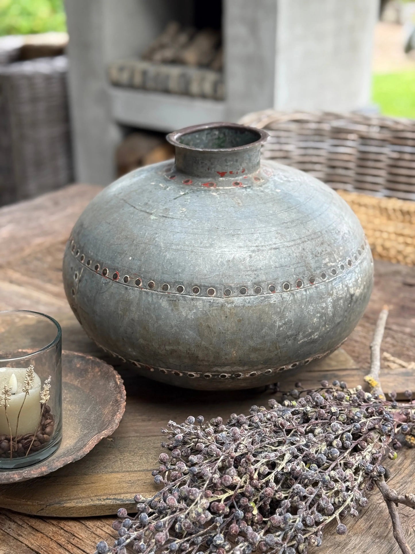 Oude Nagouri pot uit India (LH4)